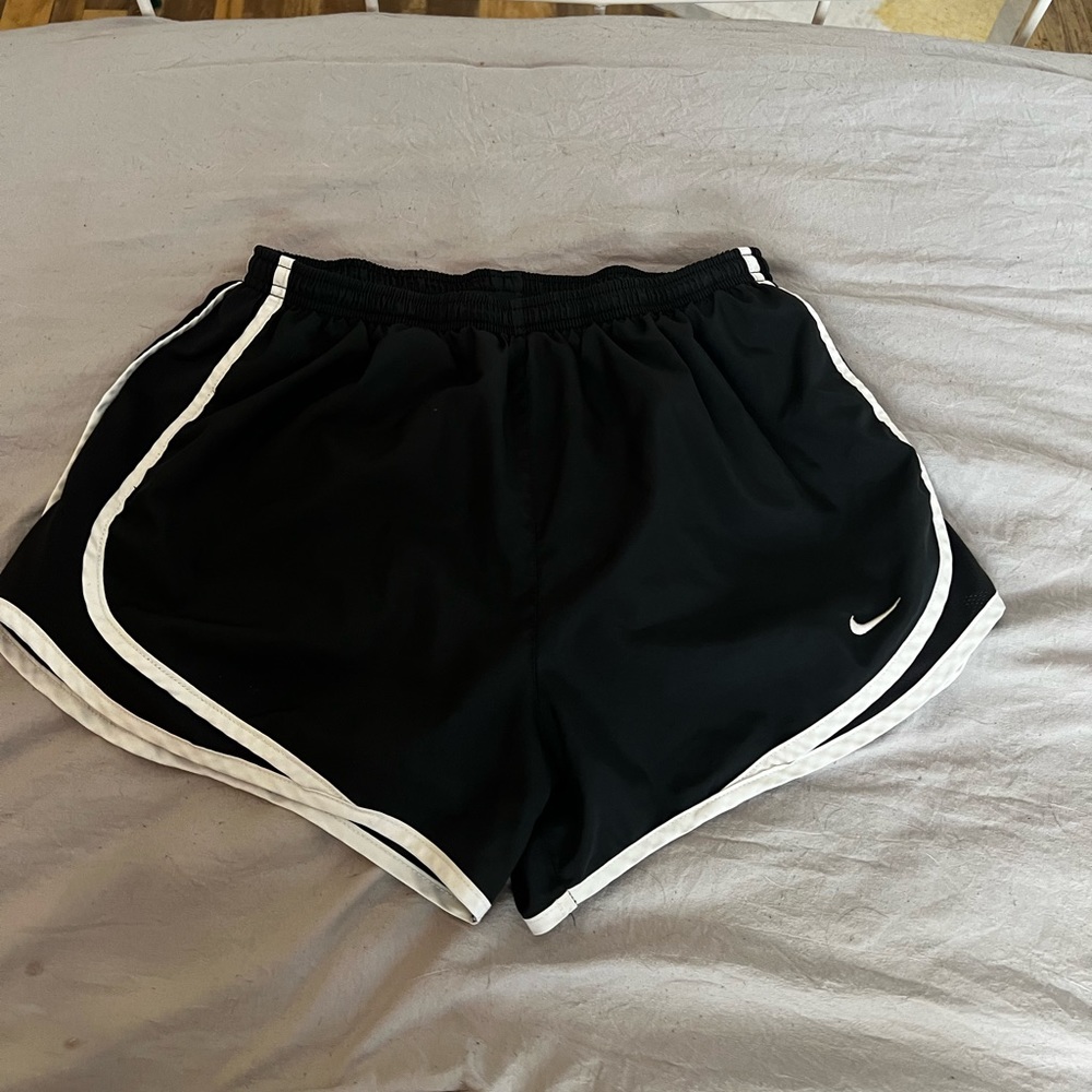 Nike shorts in black/white